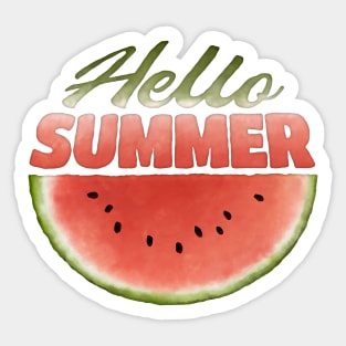 Hello summer Sticker